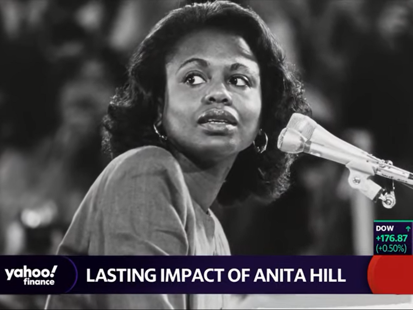 Anita Hill testifying in 1991