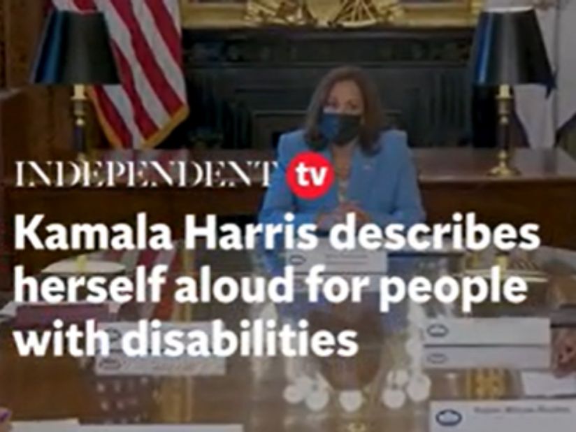 Kamala Harris describing herself