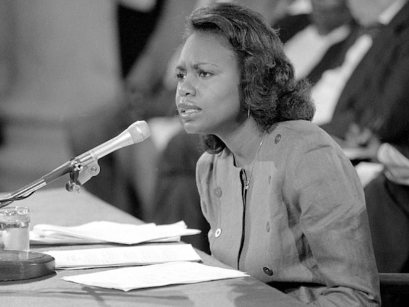 Anita Hill at the Clarence Thomas hearing