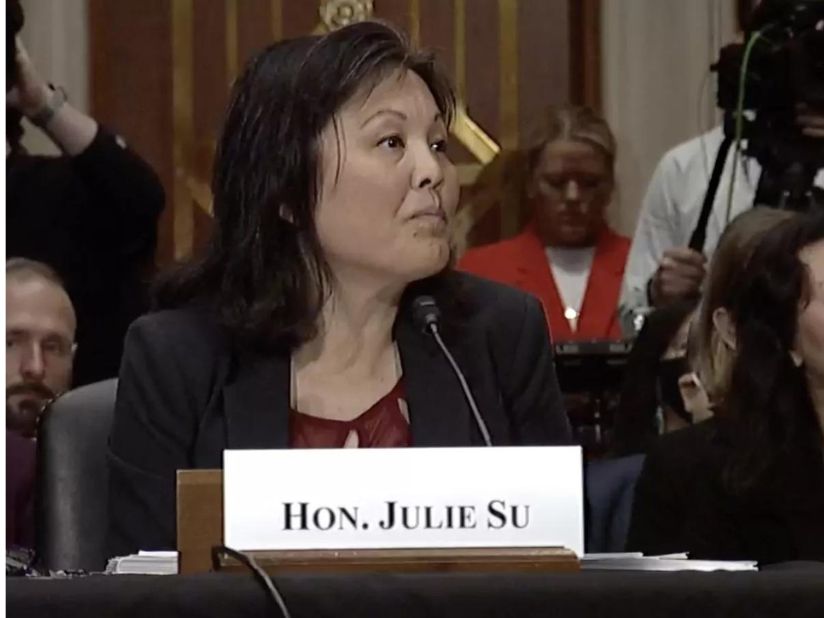 Column: Julie Su would be a perfect Labor secretary. That’s why Big Business hates her
