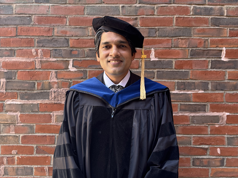 PhD Commencement Speaker: Kartik Trivedi, PhD'25