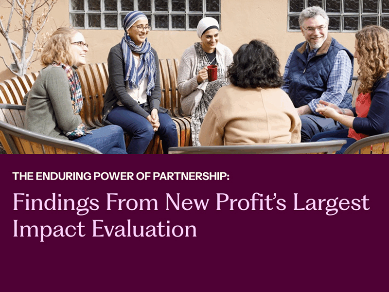 Cover of Evaluation Impact Report for New Profit