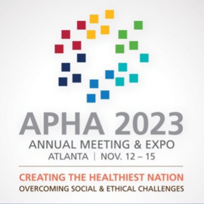 APHA 2023 annual meeting logo