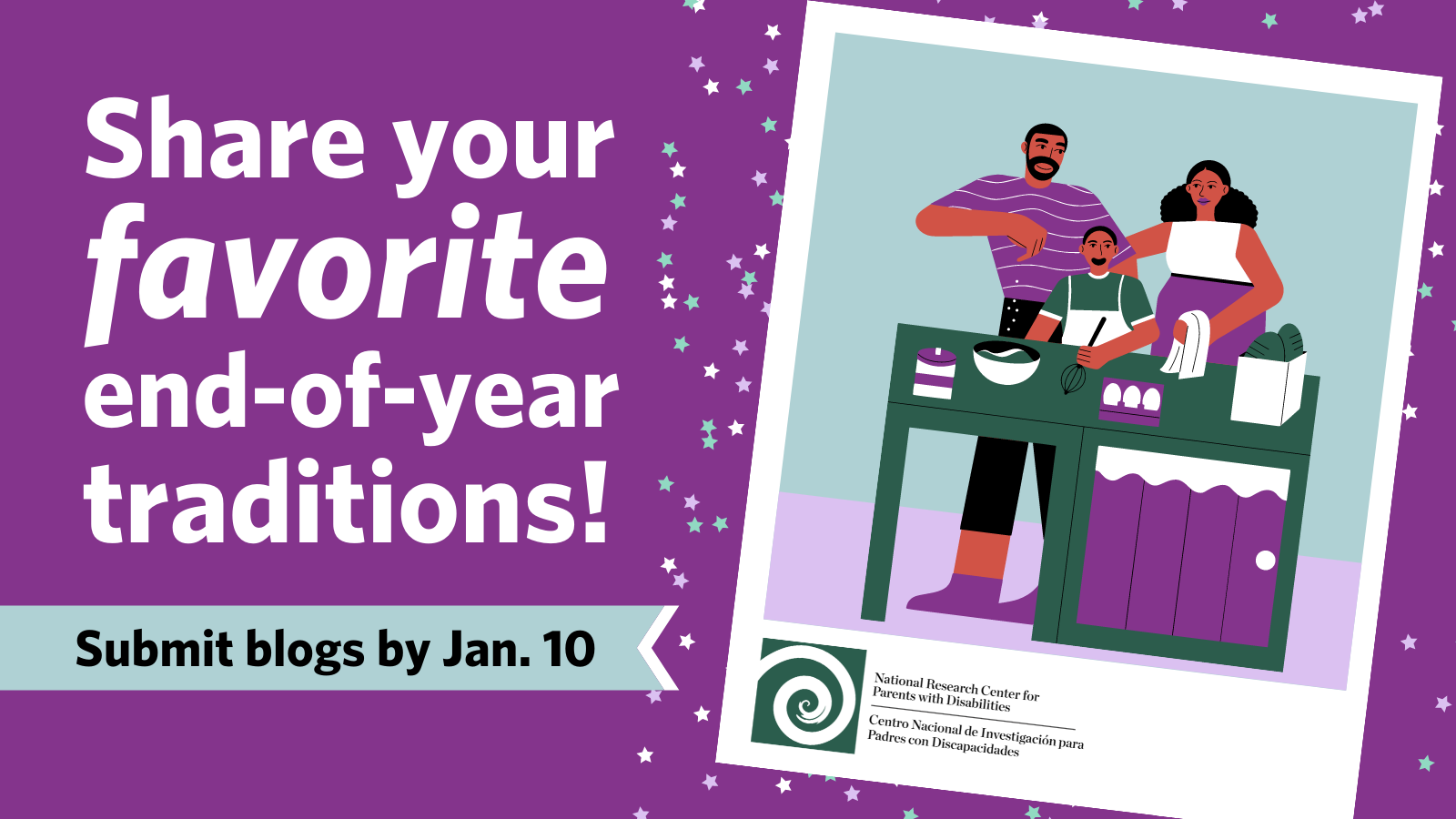 Share your favorite end-of-year traditions in a blog post