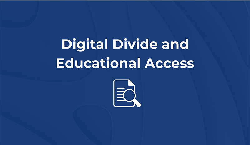 Graphic: Digital Divide and Educational Access