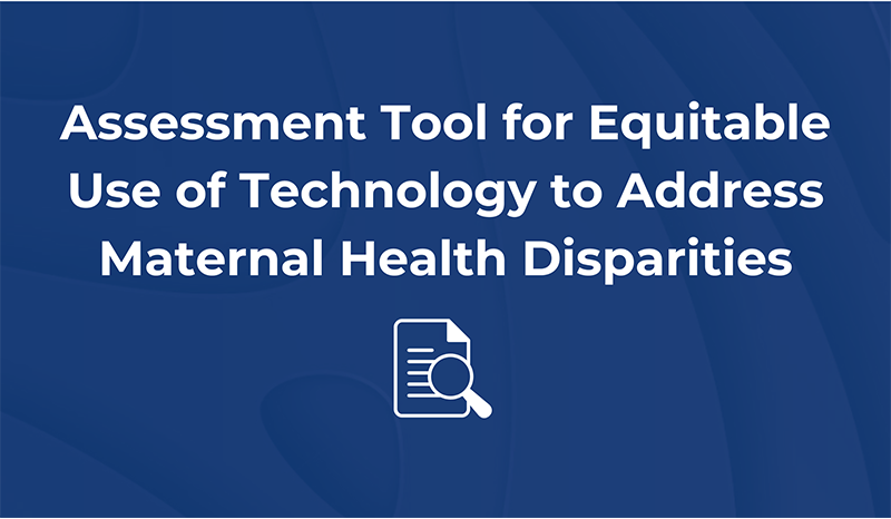 Graphic: AI for Addressing Maternal Health Disparities