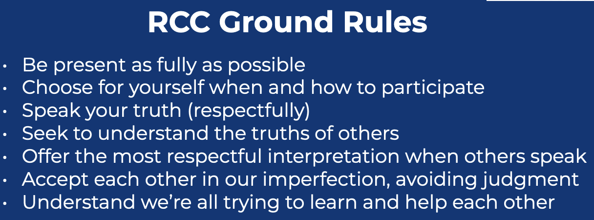 RCC Ground Rules