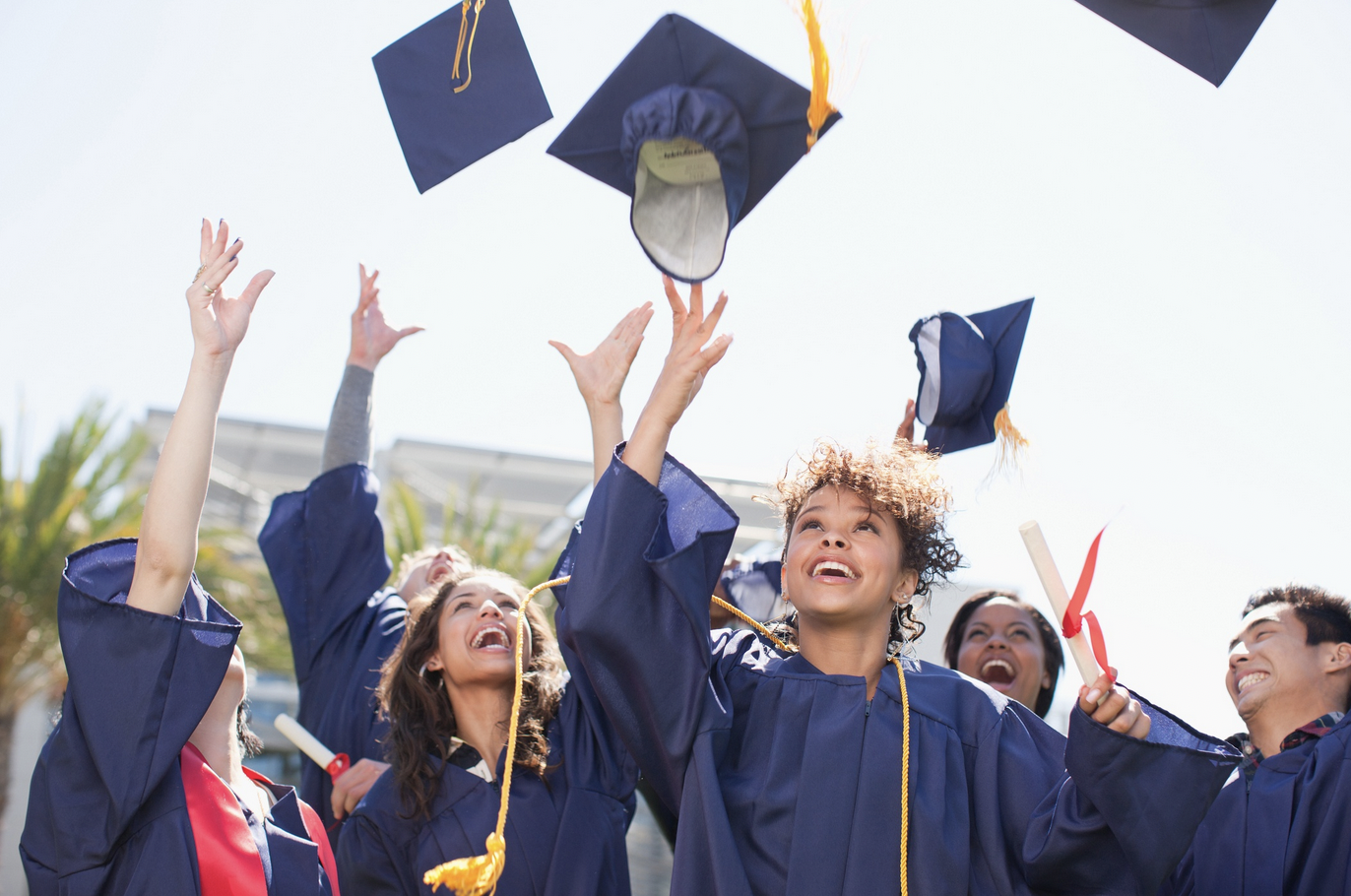 Graduating students celebrate success