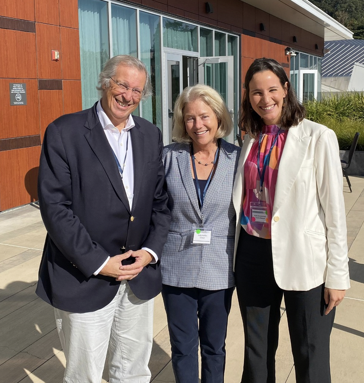 Rui, Marta and Jody meet at the Berkeley Roundtable