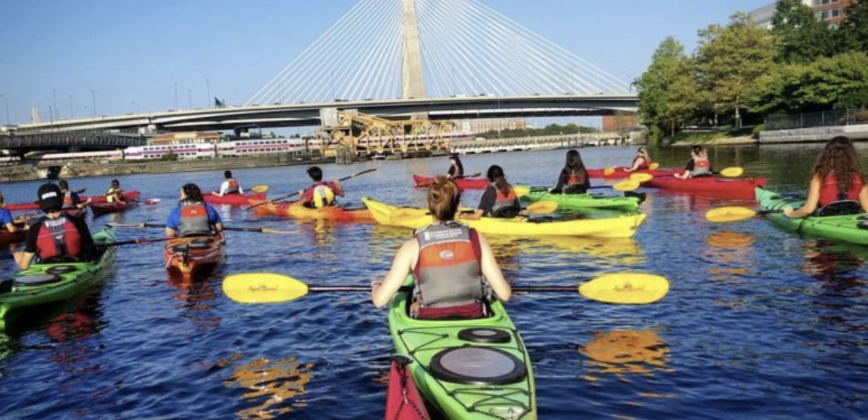 Kayaking on the Charles River