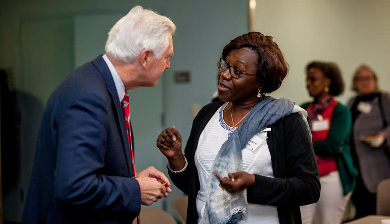 Attendees at Maine Immigrant Integration event