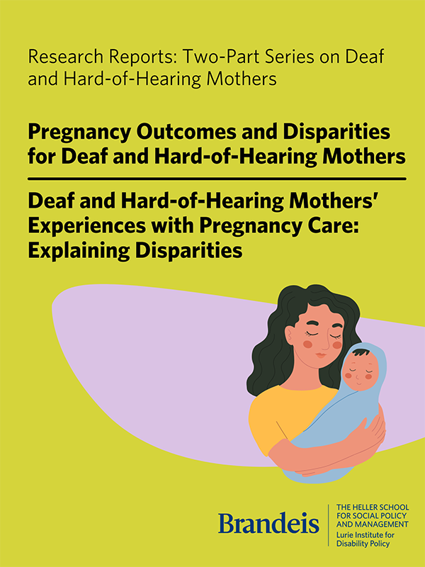 Image of cover of report, 2-Part Series on Deaf and Hard-of-Hearing Mothers