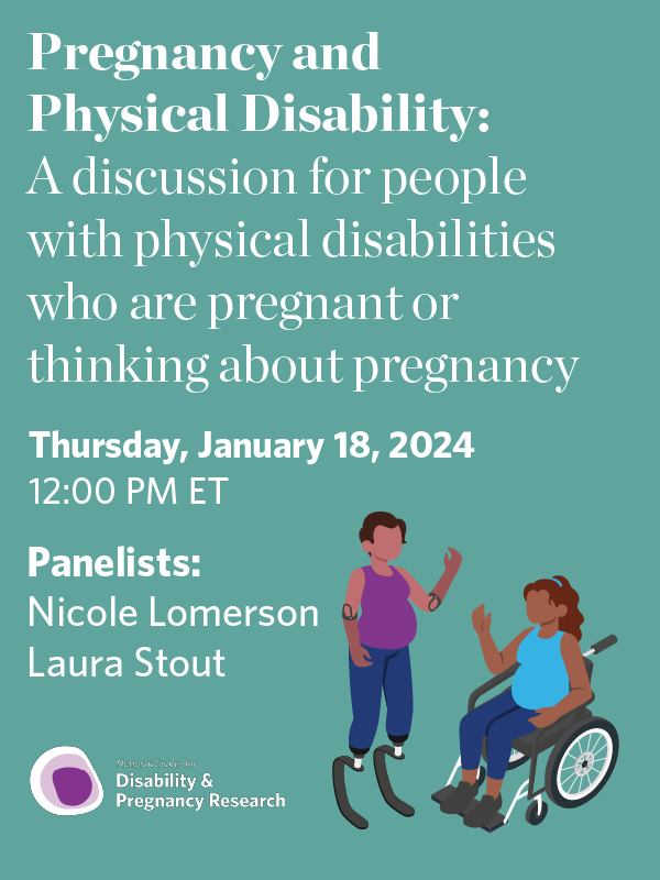 Pregnancy and Physical Disability webinar