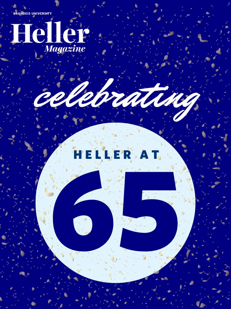 Cover of Spring 2025 Heller Magazine